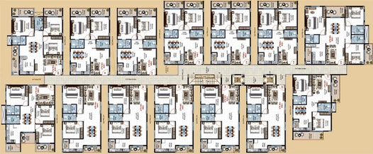Floor Plan of LVS Classic in KR Puram, Bangalore - Image 202749