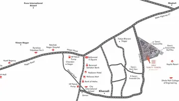 Location of Gera Trinity Towers - Image 202797