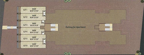 Master Plan of Shreenath Plaza in Gokul Nagar, Vadodara - Image 202822