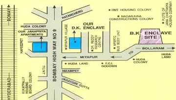 Location of Prajay BK Enclave - Image 202902