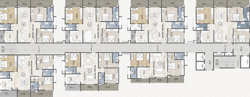 Floor Plan of Namishree Jewel in LB Nagar, Hyderabad - Image 202953