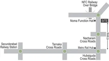 Location of Modi Mayflower Grande - Image 202974