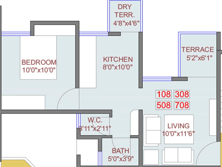 1 BHK Flat in Shreyas Happy Homes in Kapurhol, Pune - Image 826912