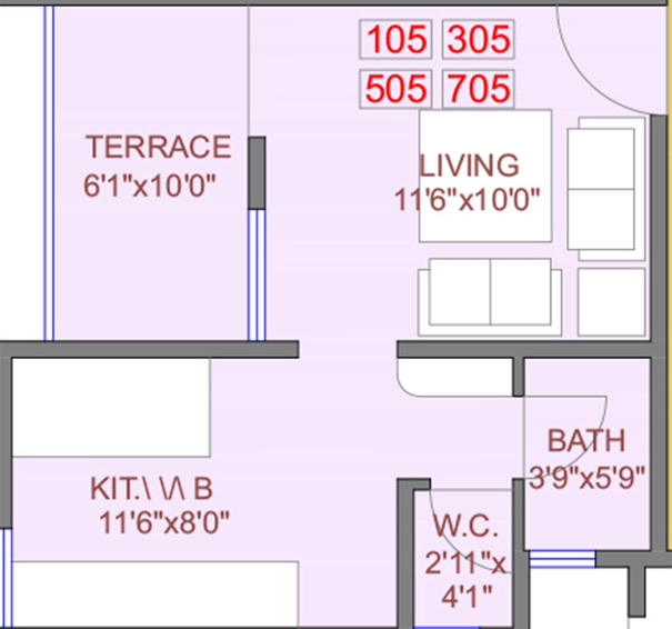 1 RK Flat in Shreyas Happy Homes in Kapurhol, Pune - Image 826911