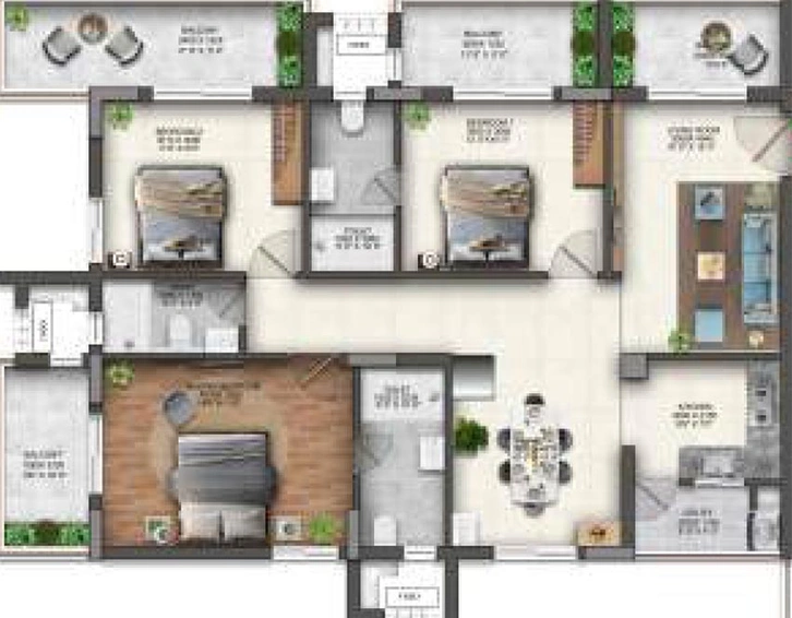 3 BHK Flat in Pranava East Crest in Hastinapuram, Hyderabad - Image 826921