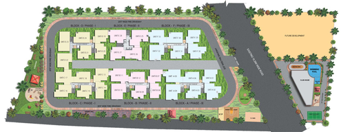 Master Plan of PSR Krish Kamal in Electronic City, Bangalore - Image 203053