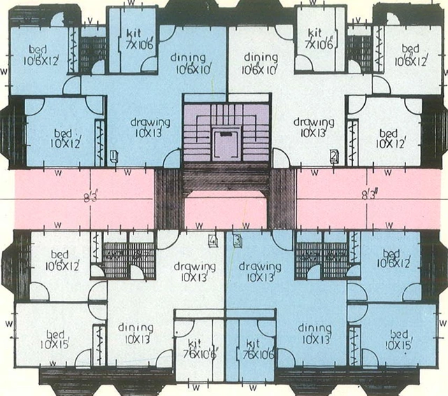 Floor Plan of Prajay Sarojini Chambers in Chikkadpally, Hyderabad - Image 203060