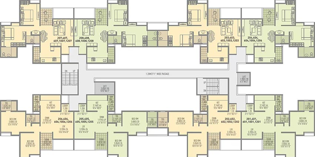 Floor Plan of SMP Daffodils Avenue in Somatane, Pune - Image 203081