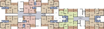 Floor Plan of Divine Newquay in Undri, Pune - Image 116482