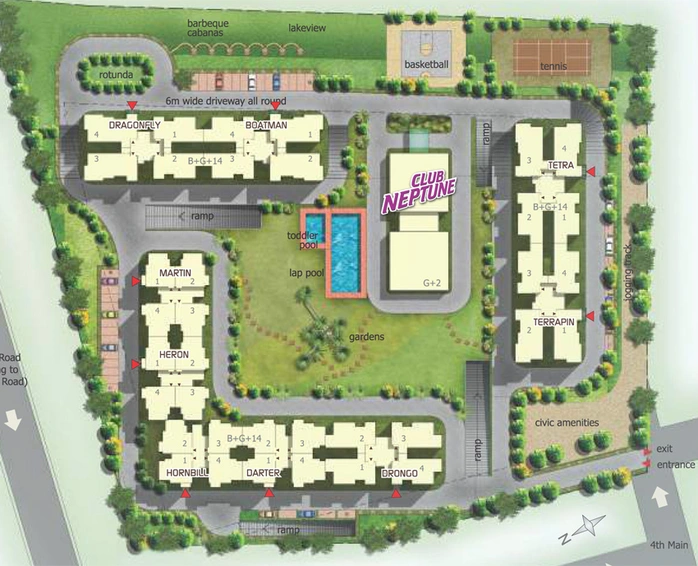 Master Plan of SJR Watermark in Sarjapur Road, Bangalore - Image 203114