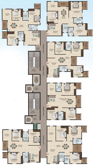 Floor Plan of SM Art in Panathur, Bangalore - Image 203123