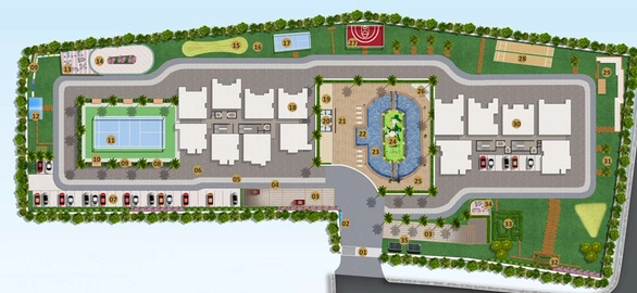 Master Plan of SM Art in Panathur, Bangalore - Image 203124