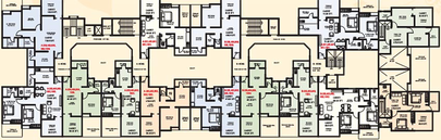 Floor Plan of Vastushree Adrina in Keshav Nagar, Pune - Image 203144