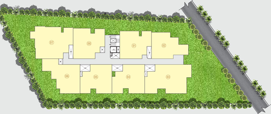 Master Plan of Vertex Wellington in Gunjur Palya, Bangalore - Image 203158