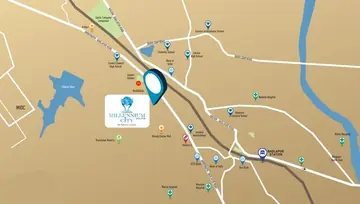 Location of Tharwani Millennium City - Image 203237