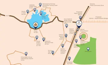 Location of Vaibhavlaxmi Templum Heights - Image 94365