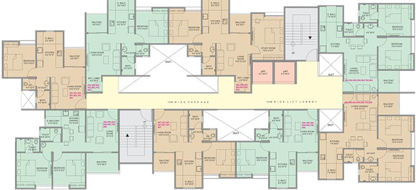 Floor Plan of Sanskruti Keshav Kunj in Dehu, Pune - Image 203277