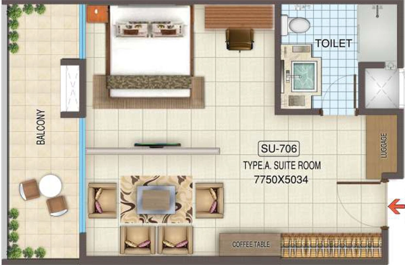 1 BHK Flat in Kaveri City Centre in Delta 1, Greater Noida - Image 827009
