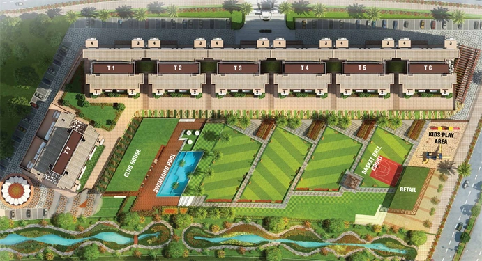 Master Plan of Presidency Heights in Yamuna Expressway, Greater Noida - Image 203334