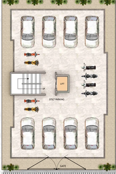 Master Plan of Ganraya Residency in Borgaon, Nagpur - Image 118261