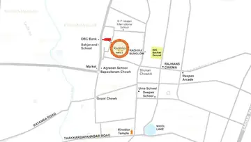 Location of Radheshyam Radhika Vihar - Image 117240