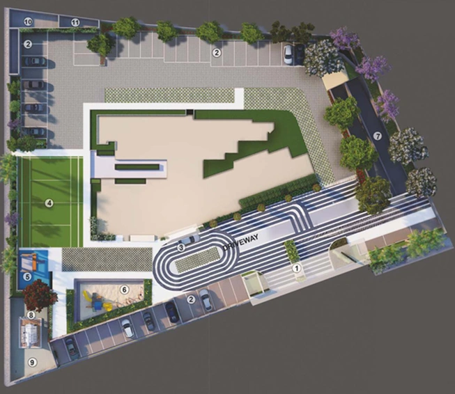Master Plan of Columbia Aaltius in Electronic City, Bangalore - Image 203478