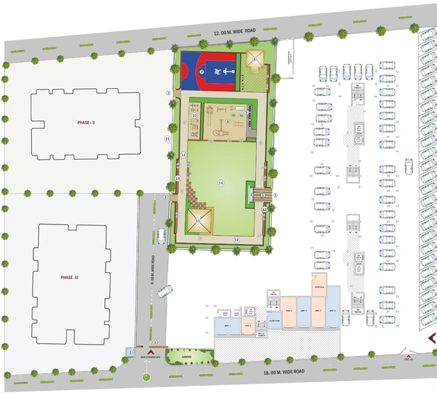 Master Plan of Shree Ganesh Northstar in Dixit Nagar, Nagpur - Image 117096