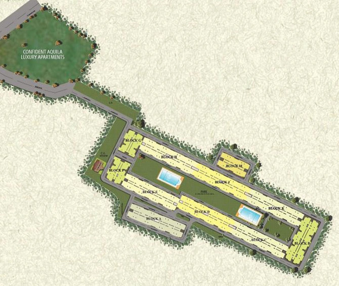 Master Plan of Confident Atik Enclave in Sompura, Bangalore - Image 203523