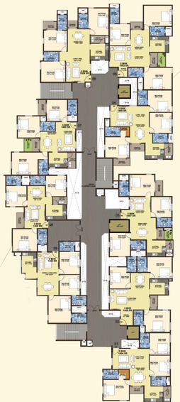 Floor Plan of Confident Leo in Sarjapur Road, Bangalore - Image 203528