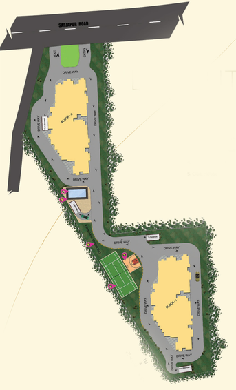 Master Plan of Confident Leo in Sarjapur Road, Bangalore - Image 203529