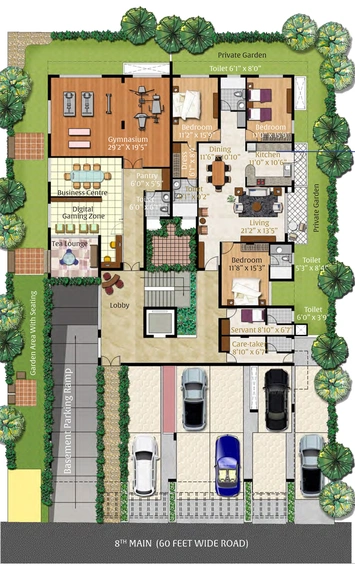 Master Plan of Hitin 1410 The Residences in Yelahanka, Bangalore - Image 203542