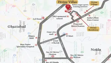 Location of Rexman Divine Villas - Image 203584