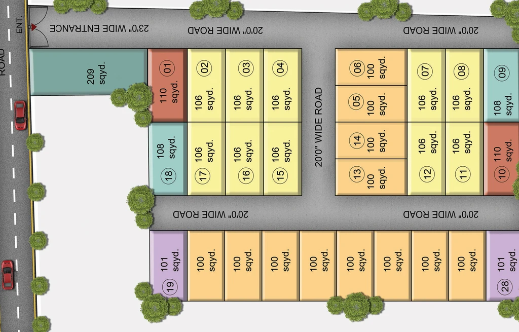Master Plan of Rexman Divine Villas in Sadullapur, Greater Noida - Image 203585