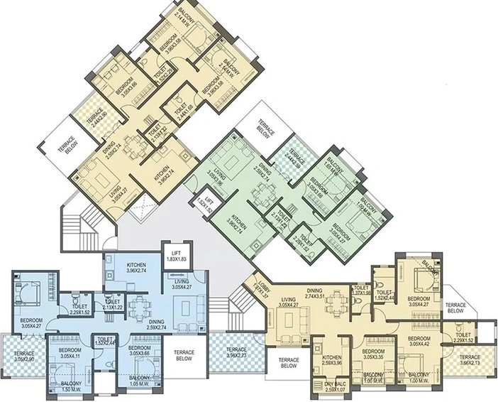 Floor Plan of Altrack Aum Trimurti C in Dattawadi, Pune - Image 203595
