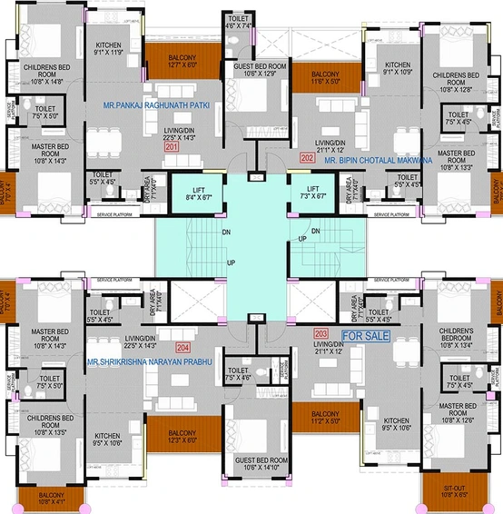 Floor Plan of Archway Shri Laxmi Chhaya in Kothrud, Pune - Image 203606