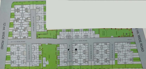 Master Plan of Janakpuri Nivaan Greens in Nava Naroda, Ahmedabad - Image 117670