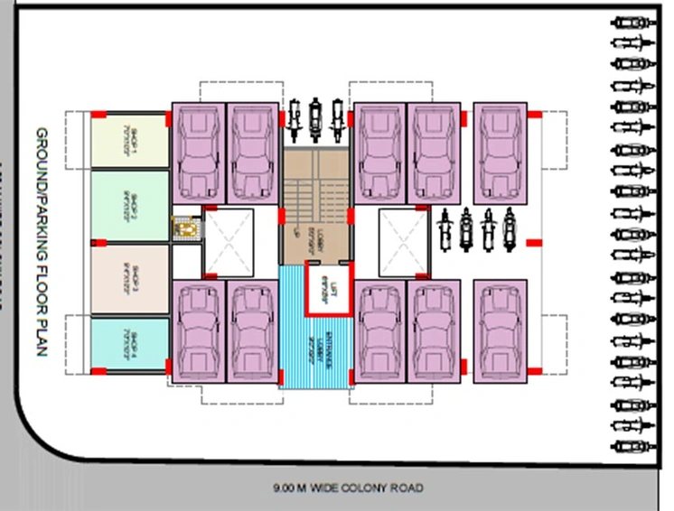 Master Plan of MN Everest Heights in Ravet, Pune - Image 203661
