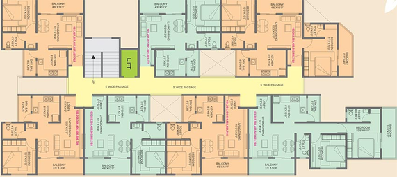 Floor Plan of RB Vanity View in Lohegaon, Pune - Image 203725