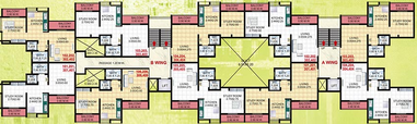 Floor Plan of Saarvi Nisarg in Alephata, Pune - Image 203737