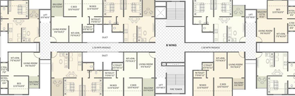 Floor Plan of Sapphire Vrinda in Alandi, Pune - Image 203759