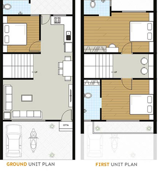 3 BHK House/Villa in Santeria Marigold in Masma, Surat - Image 827199