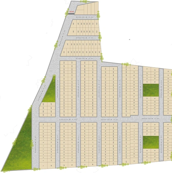 Master Plan of Santeria Marigold in Masma, Surat - Image 203873
