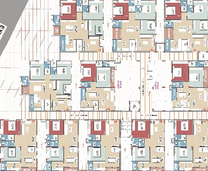 Floor Plan of Akshita Heights 4 in Kompally, Hyderabad - Image 203892