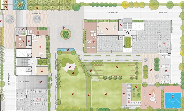Master Plan of Shreepad Vivanta in Pal, Surat - Image 203934