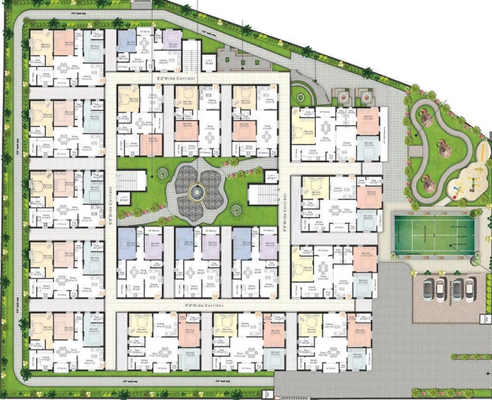 Master Plan of Akshita Heights 3 in Secunderabad, Hyderabad - Image 203939
