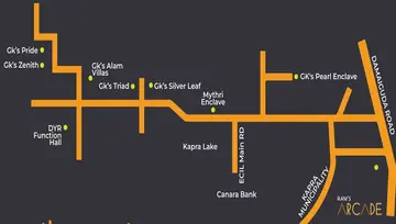 Location of GK Ram's Arcade - Image 203999