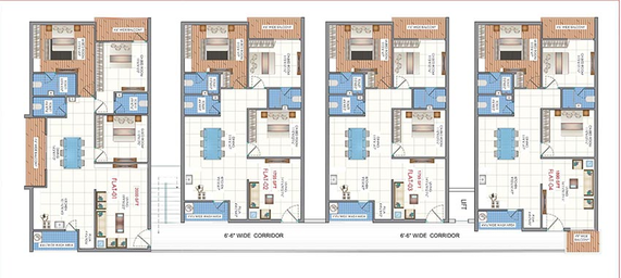 Master Plan of Saanvi Ambience Homes in Puppalaguda, Hyderabad - Image 204050