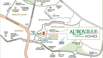 Location of Saanvi Auroville Homes - Image 204071