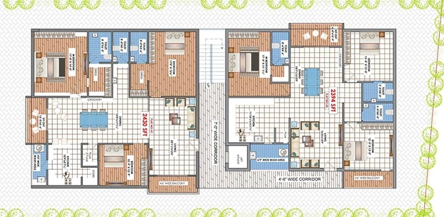 Master Plan of Saanvi Sri Nilayam in Kokapet, Hyderabad - Image 204083