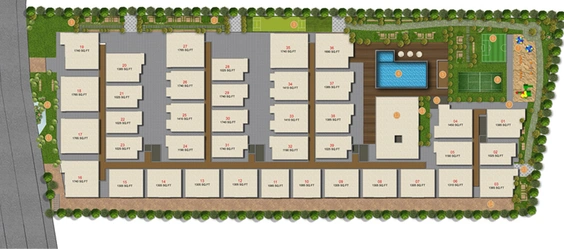 Master Plan of Bold Aspire in Hoskote, Bangalore - Image 204129